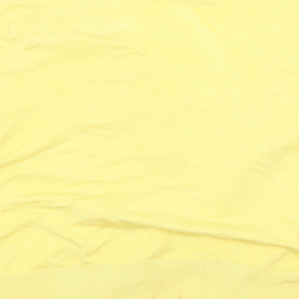 M&Co Womens Yellow   Cardigan Jumper Size 18
