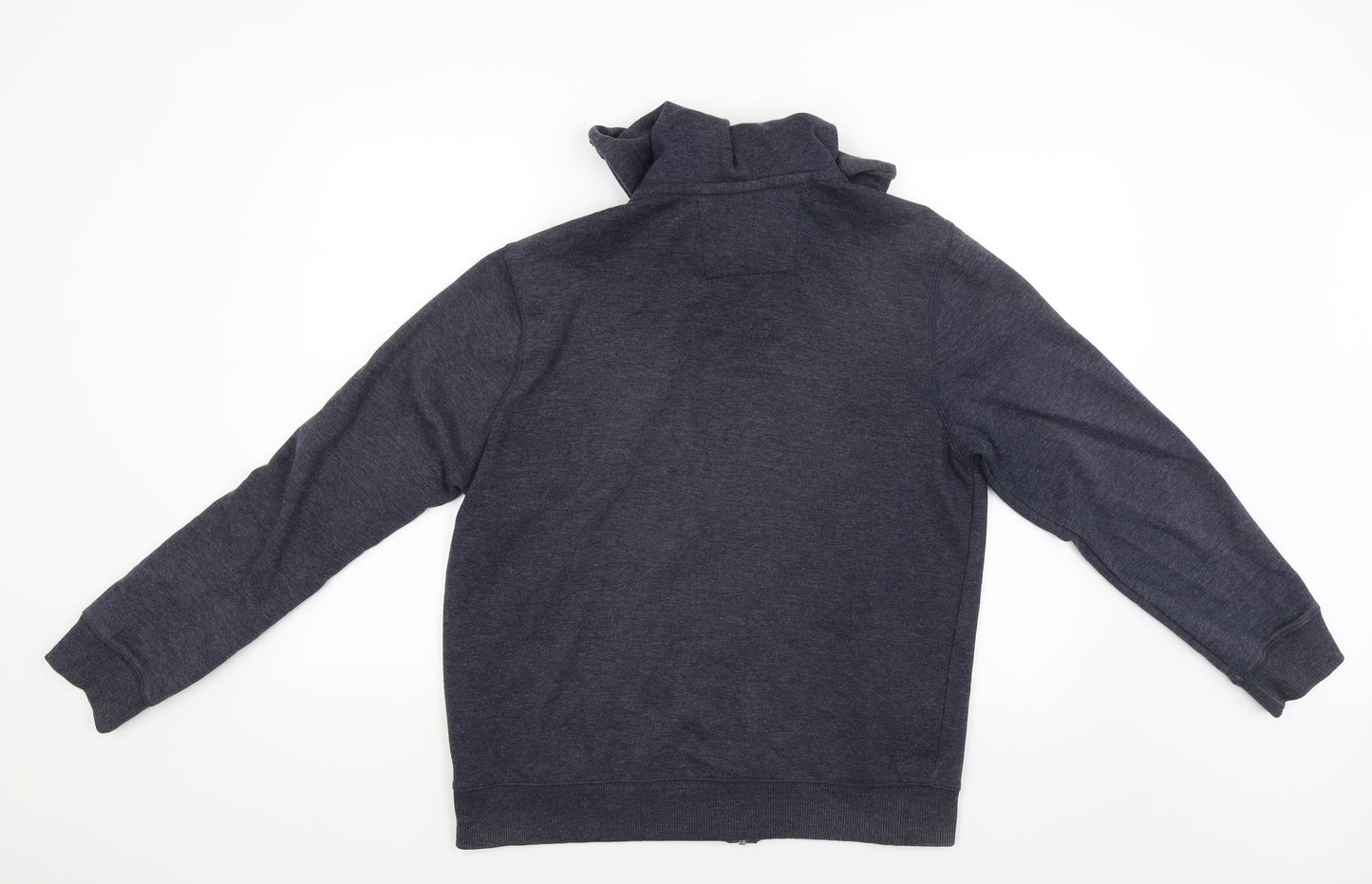 George Mens Blue   Full Zip Hoodie Size M