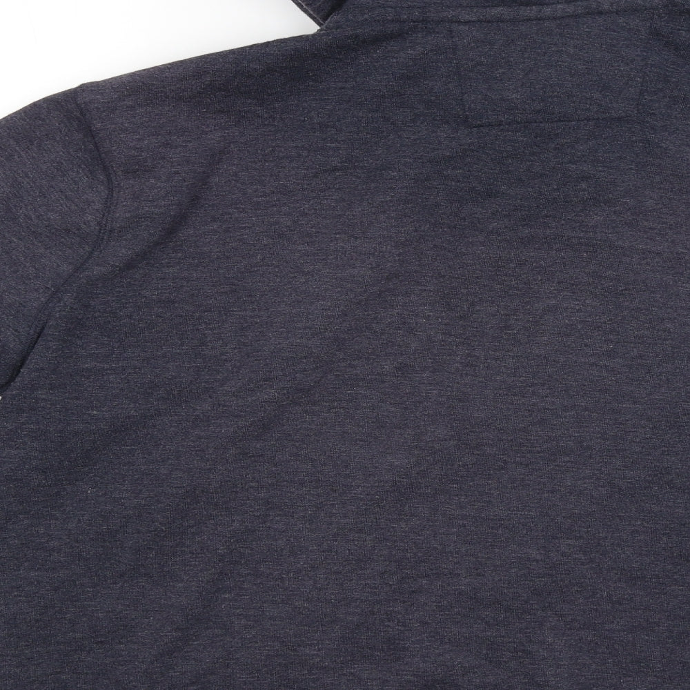 George Mens Blue   Full Zip Hoodie Size M