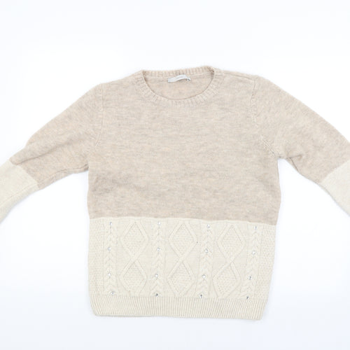 George Womens Beige   Pullover Jumper Size 10