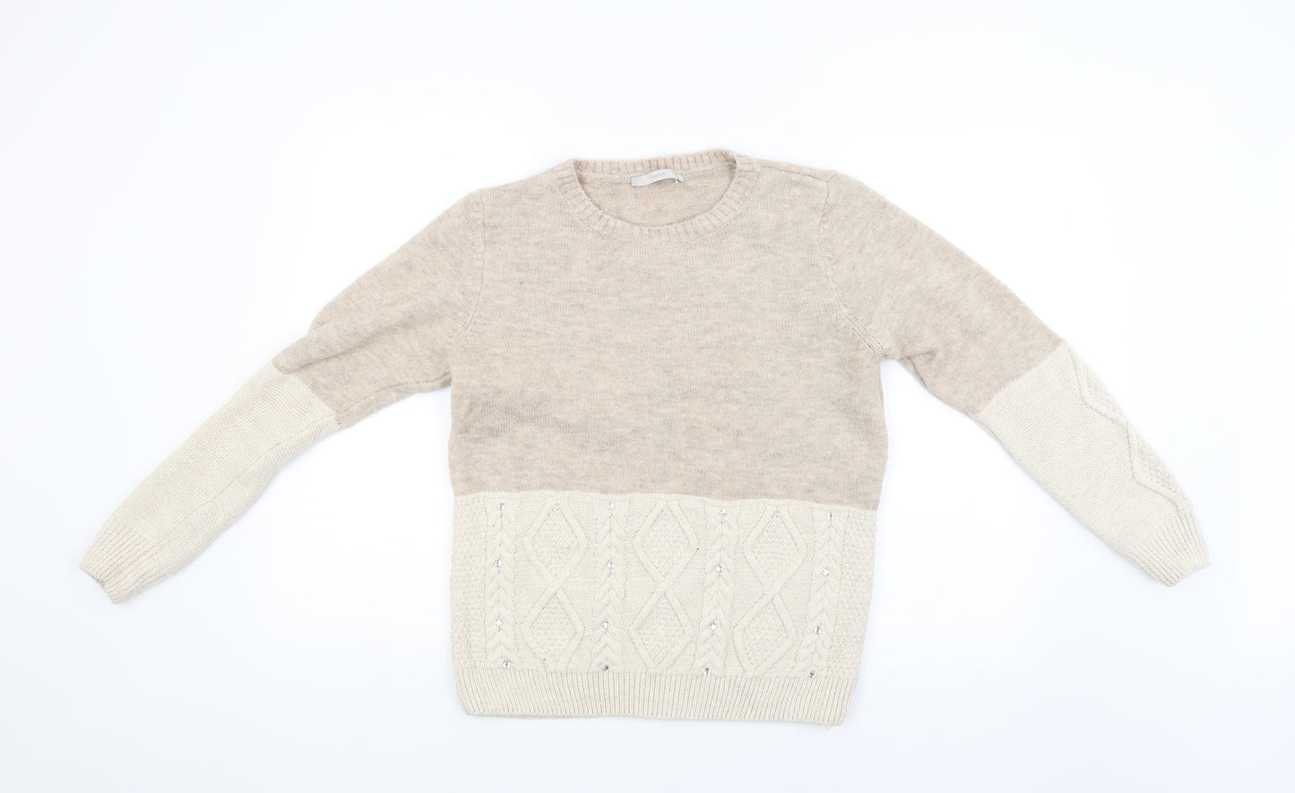 George Womens Beige   Pullover Jumper Size 10