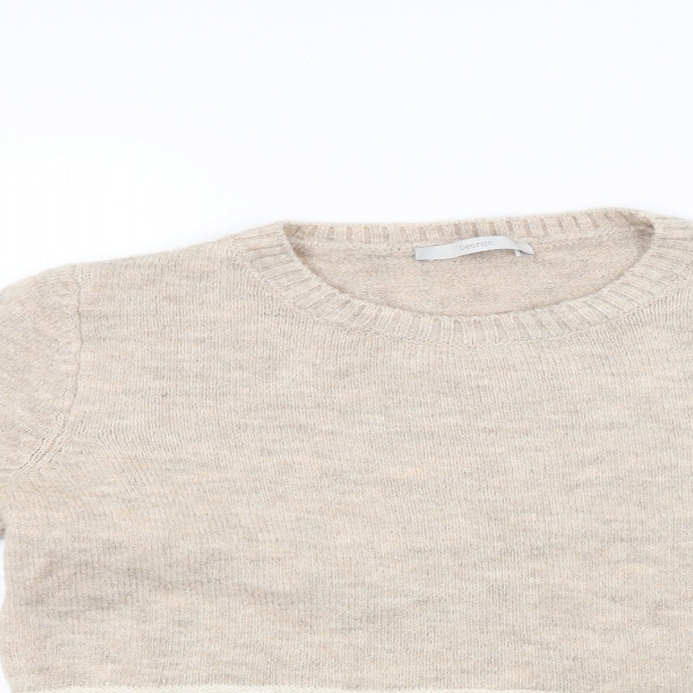 George Womens Beige   Pullover Jumper Size 10
