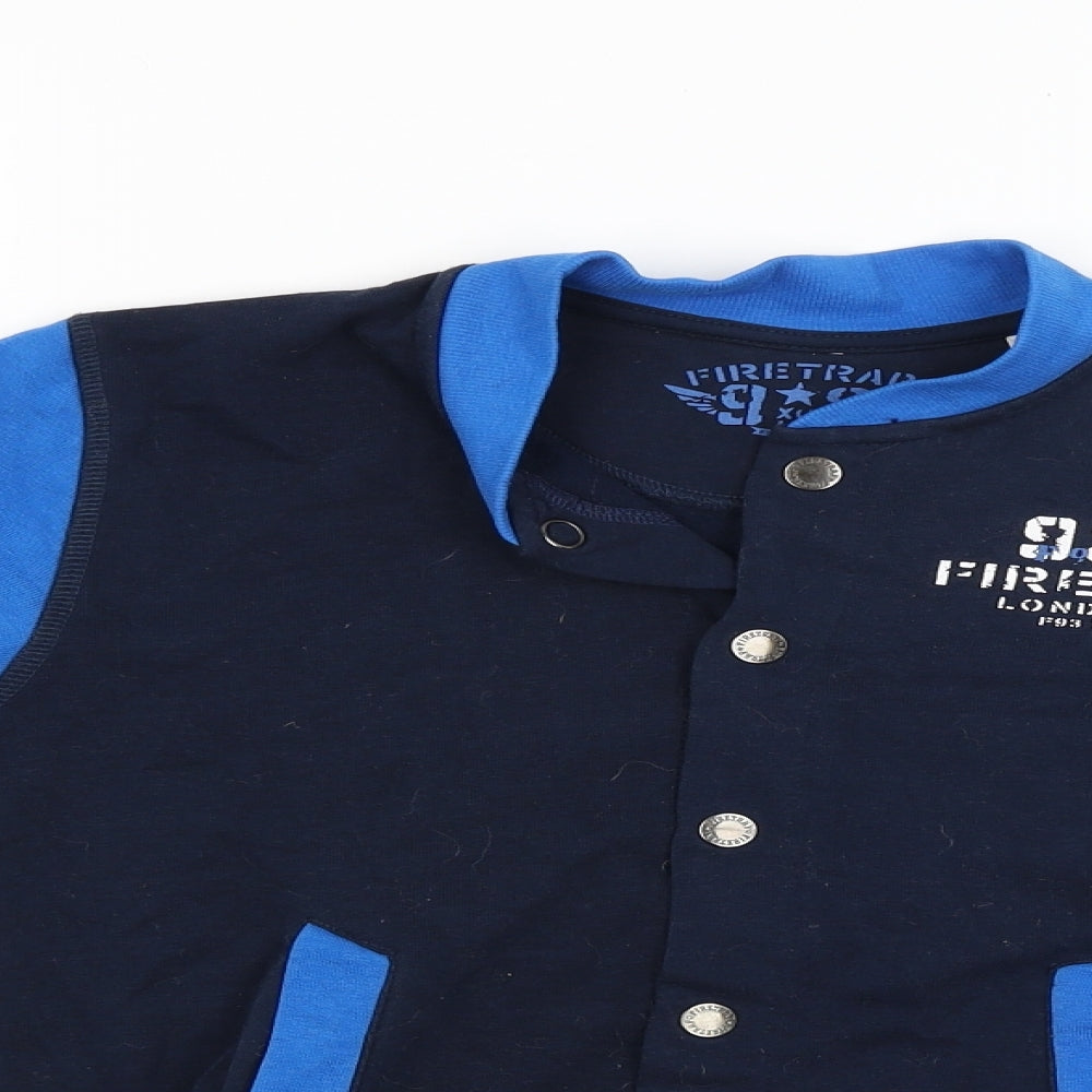 Firetrap Boys Blue   Cardigan Jumper Size 12-13 Years