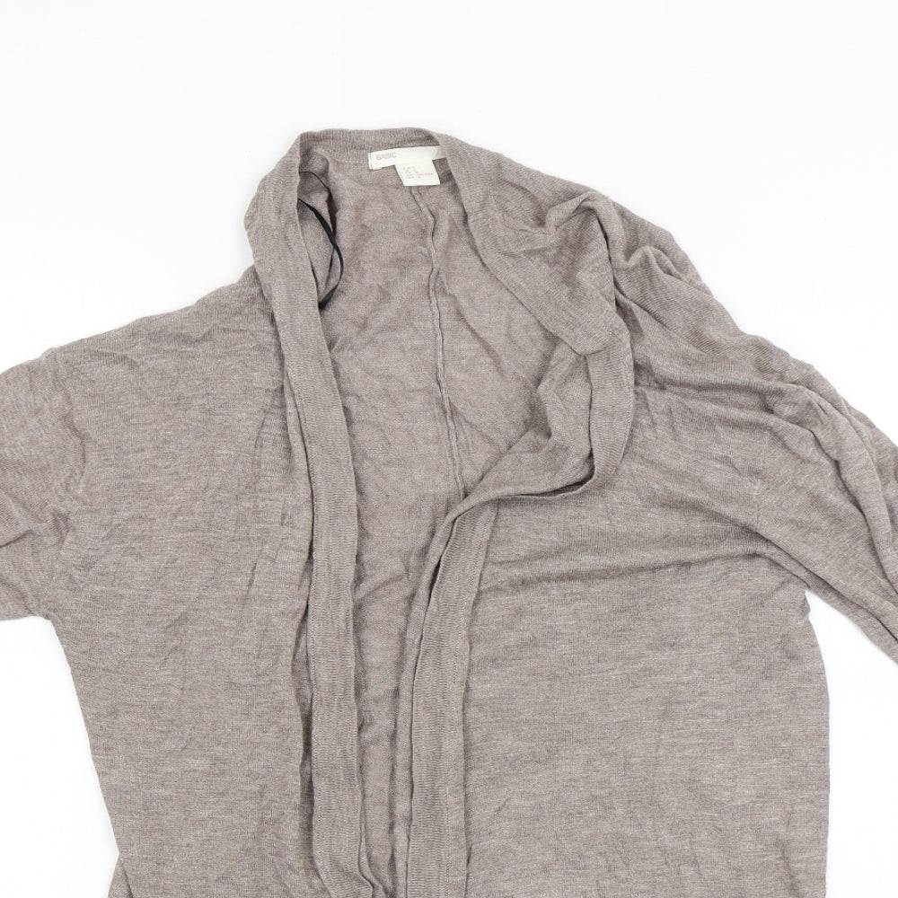 H&M Womens Beige   Cardigan Jumper Size L
