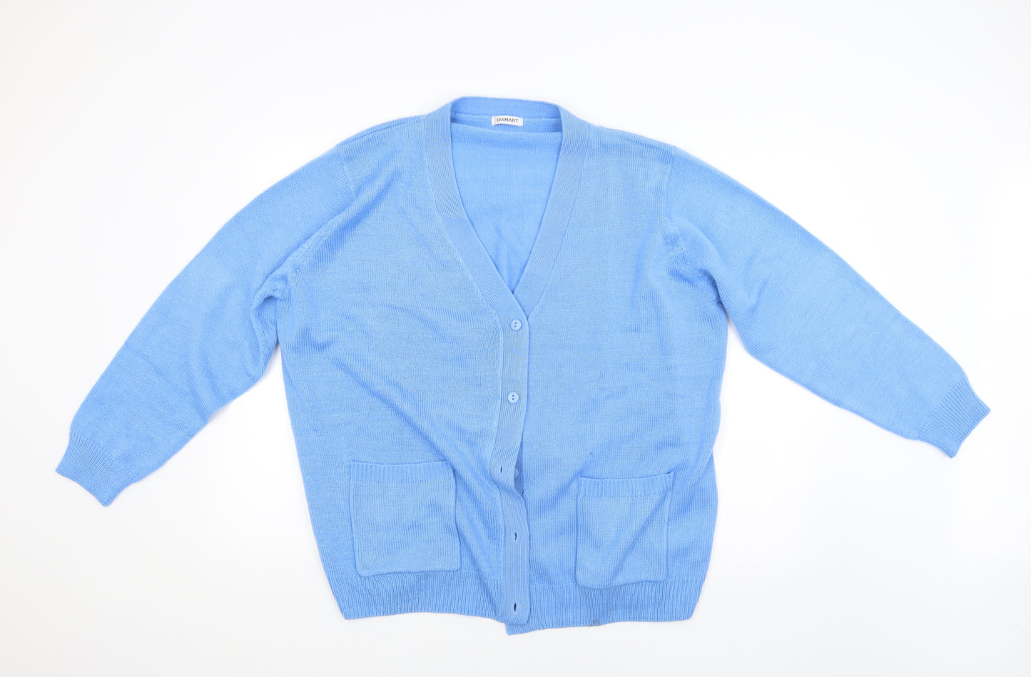Damart Womens Blue   Cardigan Jumper Size 22
