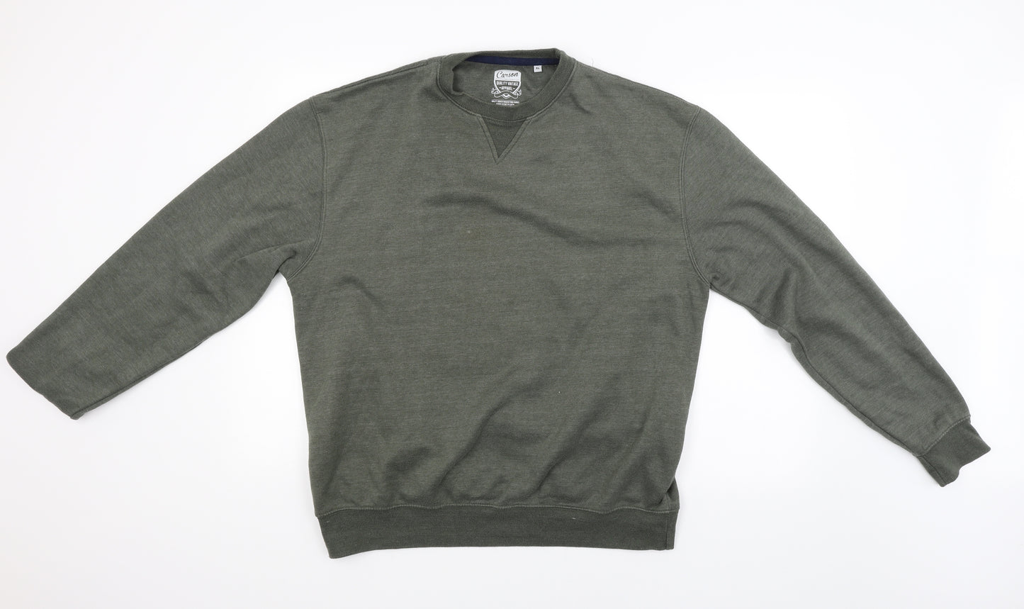 Carlson Mens Green   Pullover Jumper Size XL