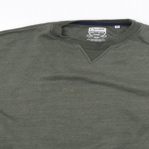 Carlson Mens Green   Pullover Jumper Size XL
