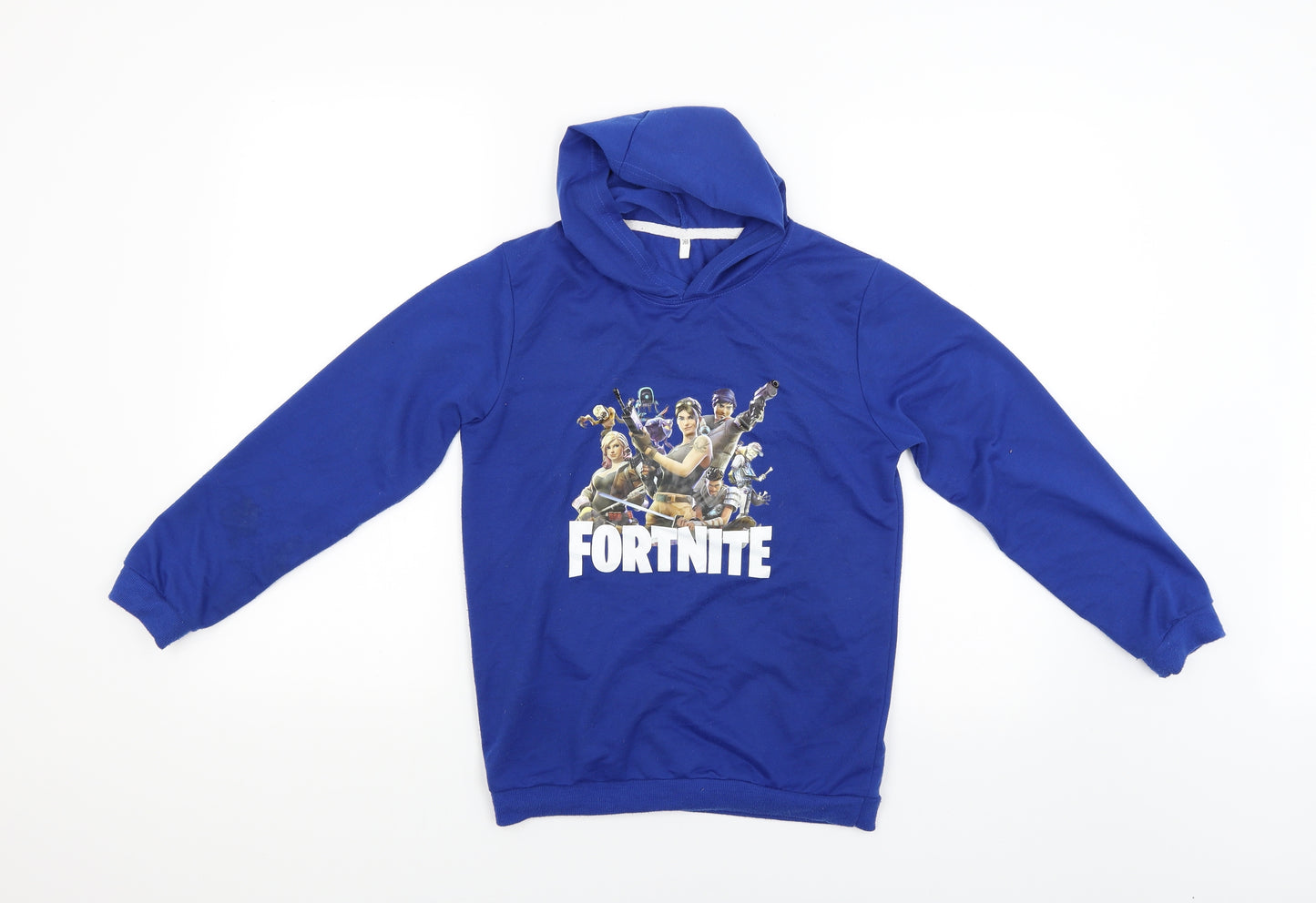 Preworn Boys Blue   Pullover Hoodie Size 13-14 Years