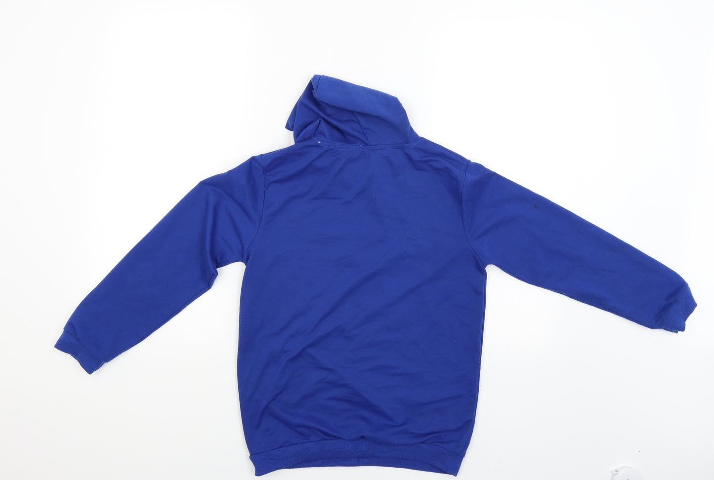 Preworn Boys Blue   Pullover Hoodie Size 13-14 Years