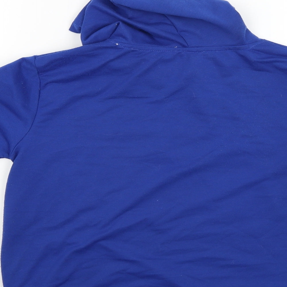 Preworn Boys Blue   Pullover Hoodie Size 13-14 Years