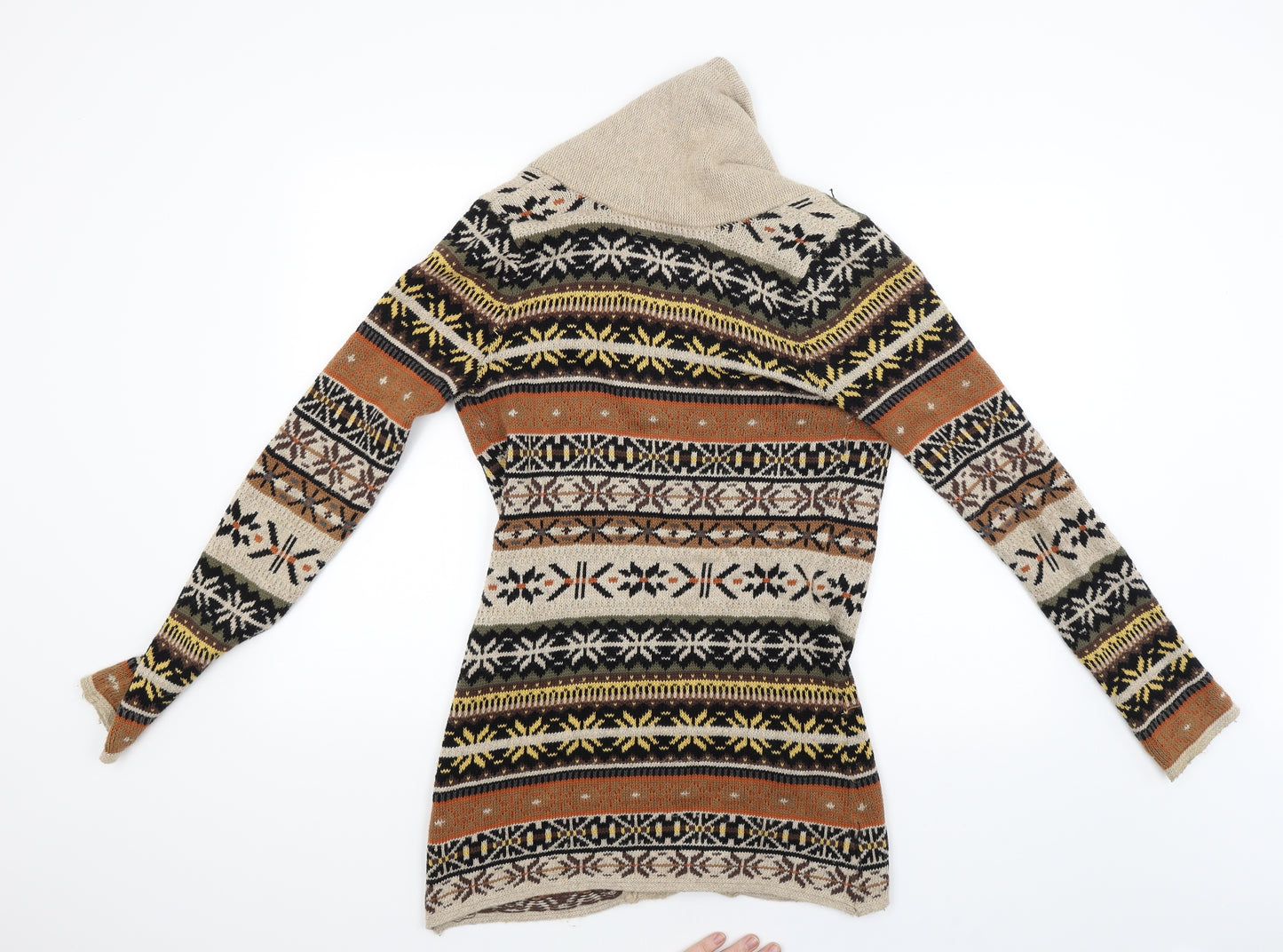 LOGG Womens Multicoloured   Jacket Coatigan Size 6