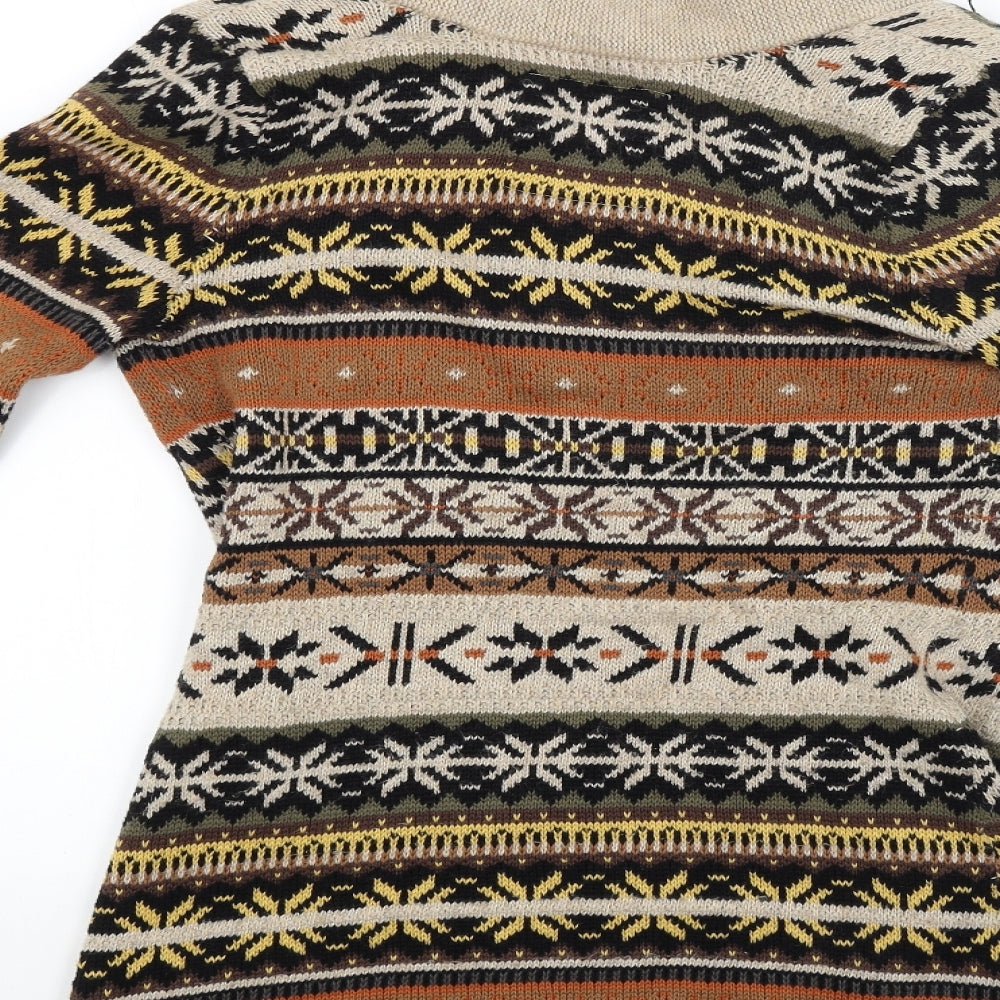 LOGG Womens Multicoloured   Jacket Coatigan Size 6