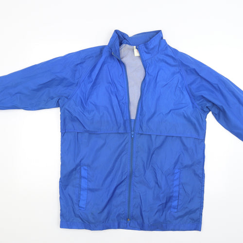 Coast to Coast Womens Blue   Trench Coat Poncho Size M