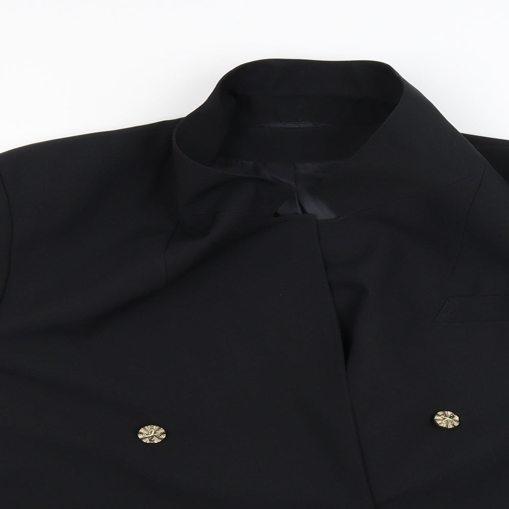 Preworn Womens Black   Jacket Blazer Size 16