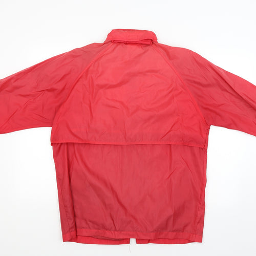 Coast to Coast Womens Red   Windbreaker Poncho Size M