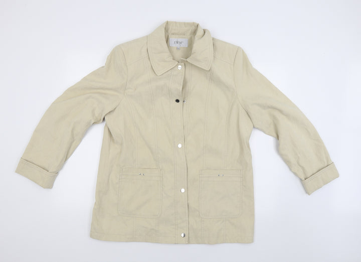 EWM Womens Beige   Jacket  Size 16