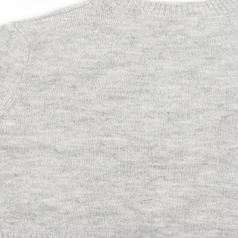 Primark Girls Grey   Pullover Jumper   - Team Unicorn