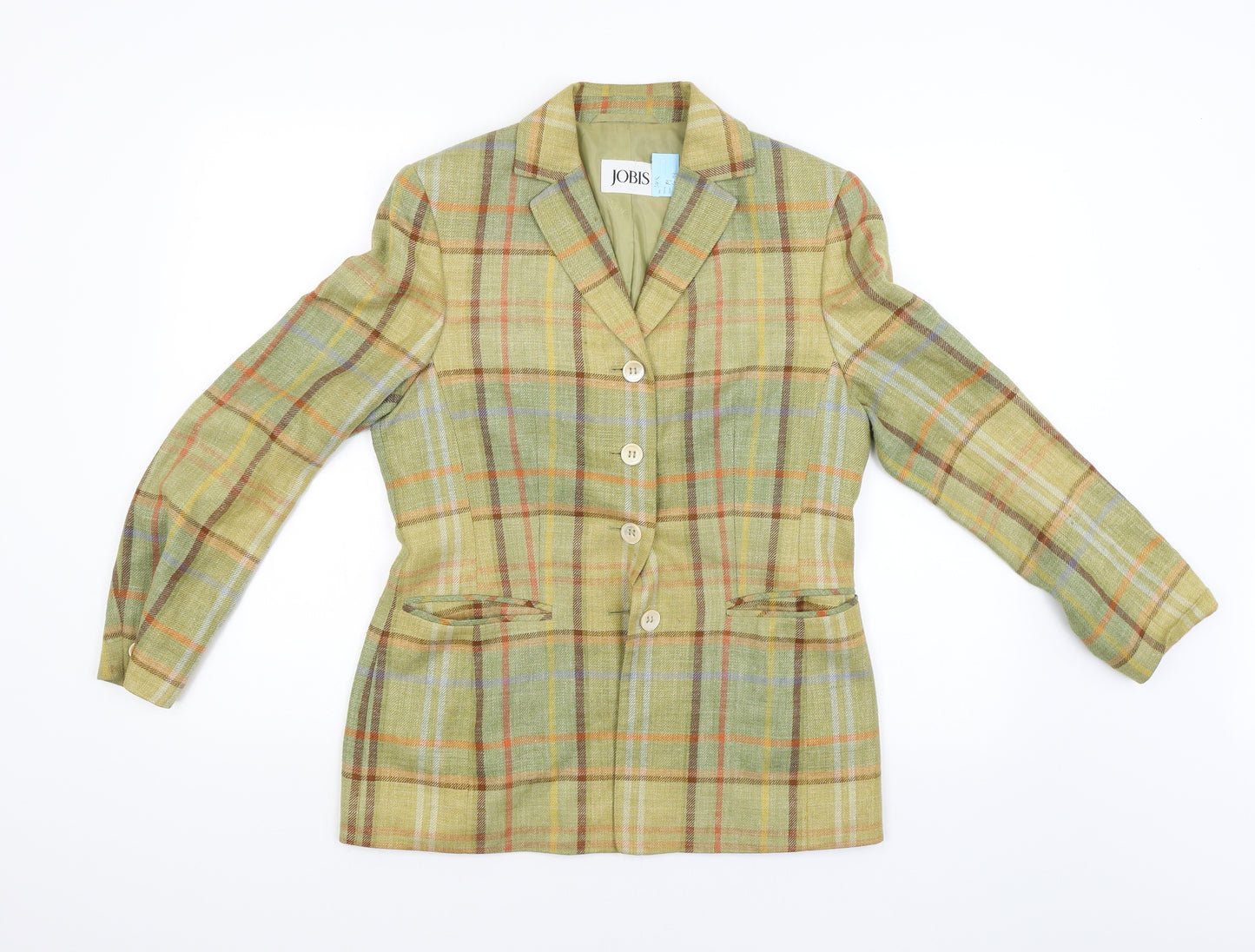 Jobis Womens Gold Check  Jacket  Size M
