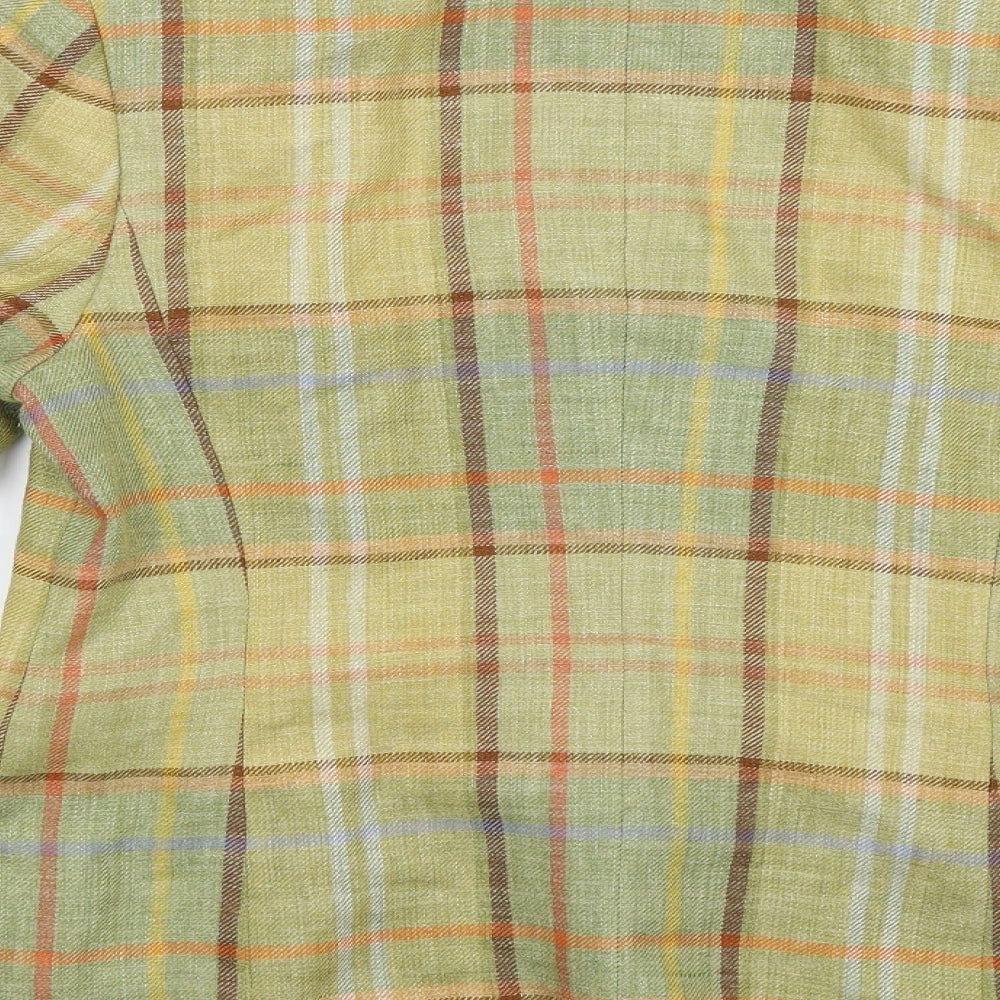 Jobis Womens Gold Check  Jacket  Size M