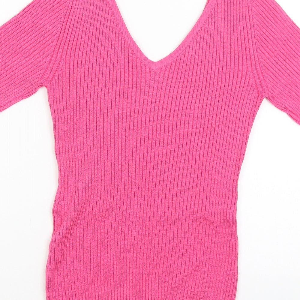 Preworn Womens Pink   Pullover Jumper Size 10