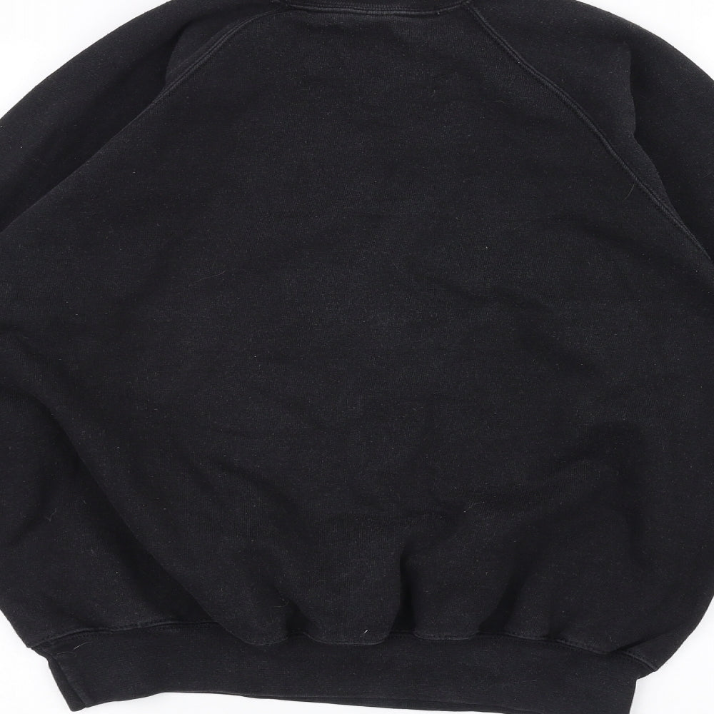 Fruit of the Loom Mens Black   Pullover Jumper Size M