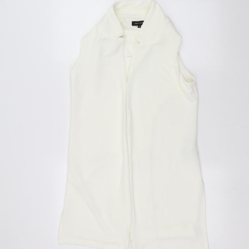 New Look Womens White   Jacket  Size 8