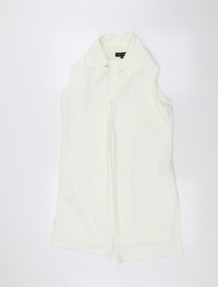 New Look Womens White Jacket Size 8