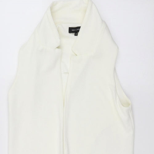 New Look Womens White   Jacket  Size 8