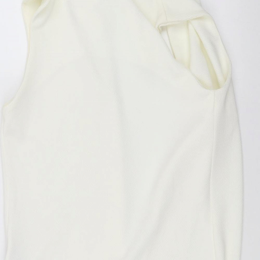 New Look Womens White   Jacket  Size 8