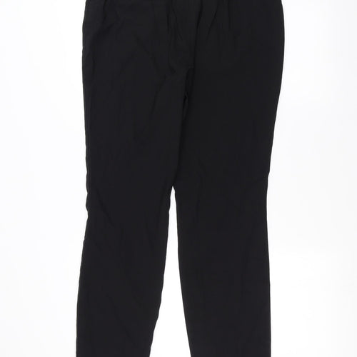 Papaya Womens Black   Trousers  Size 14 L28 in