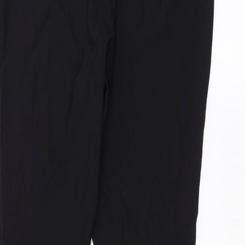 Papaya Womens Black   Trousers  Size 14 L28 in