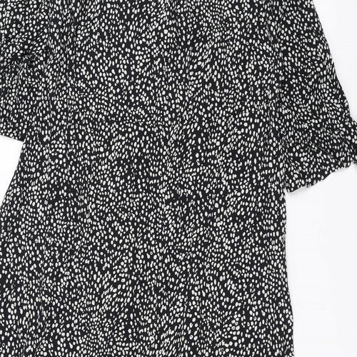 F&F Womens Black Polka Dot  A-Line  Size 12