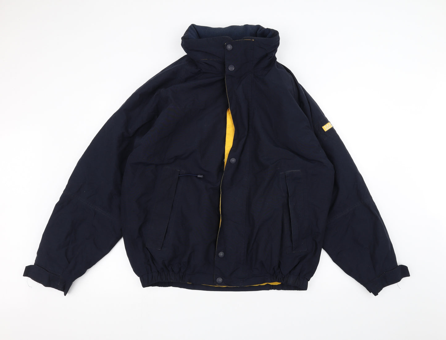 Maine New England Mens Blue   Pea Coat Coat Size M