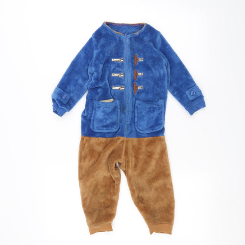 Marks and Spencer Boys Blue Solid   One Piece Size 2-3 Years
