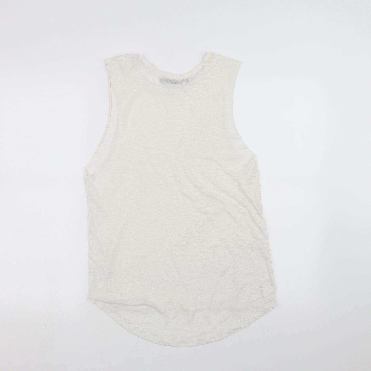 Crafted Womens White   Basic Tank Size 14