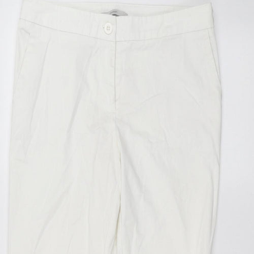 George Womens White   Trousers  Size 12 L24 in
