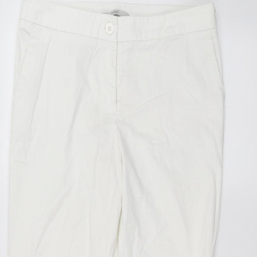 George Womens White   Trousers  Size 12 L24 in