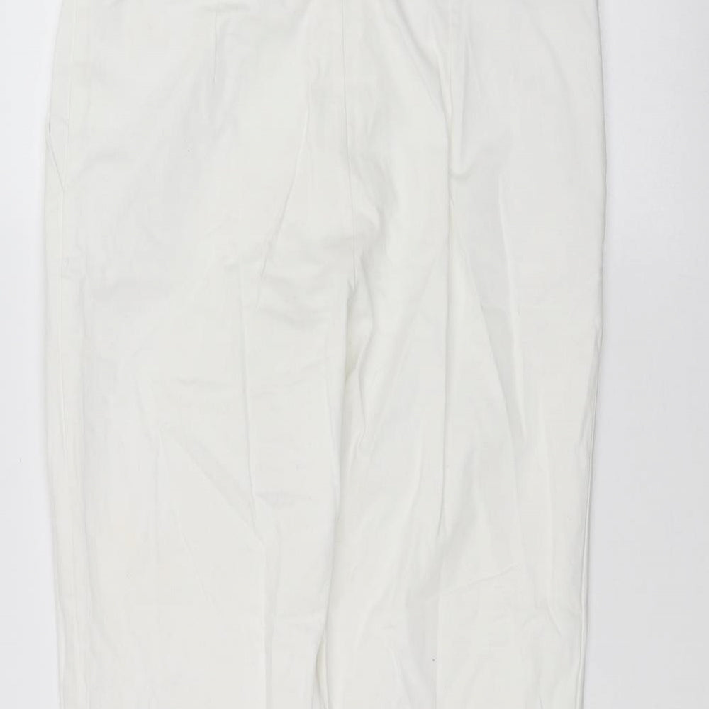 George Womens White   Trousers  Size 12 L24 in