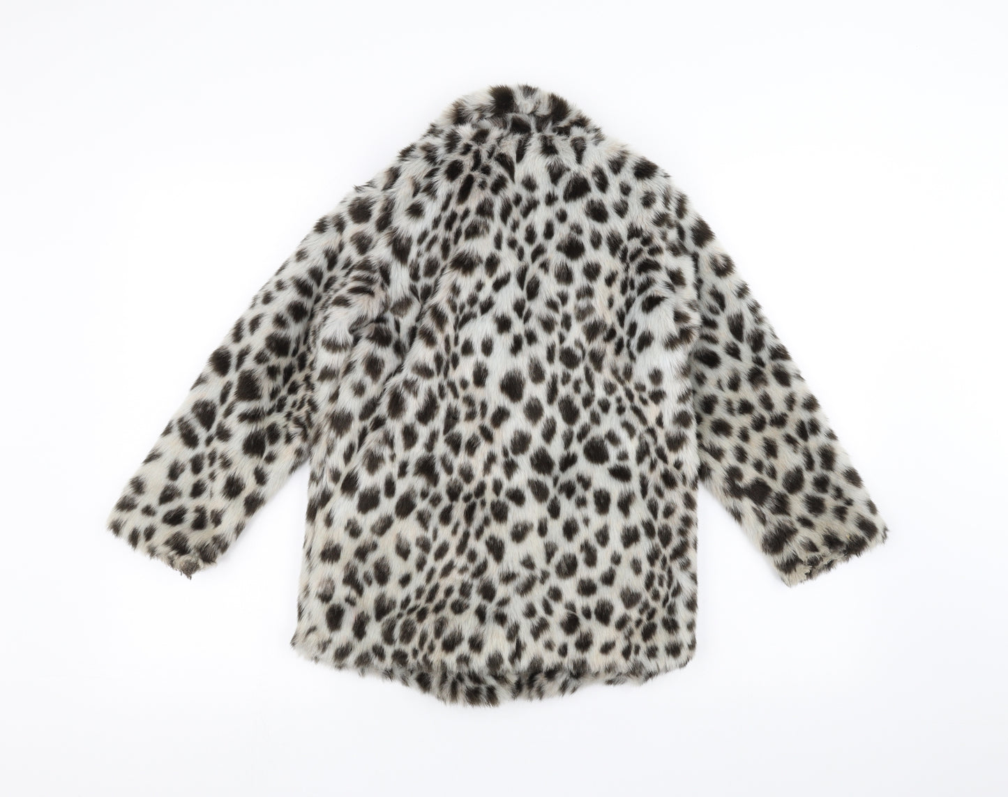 NEXT Girls White Animal Print  Jacket  Size 7 Years