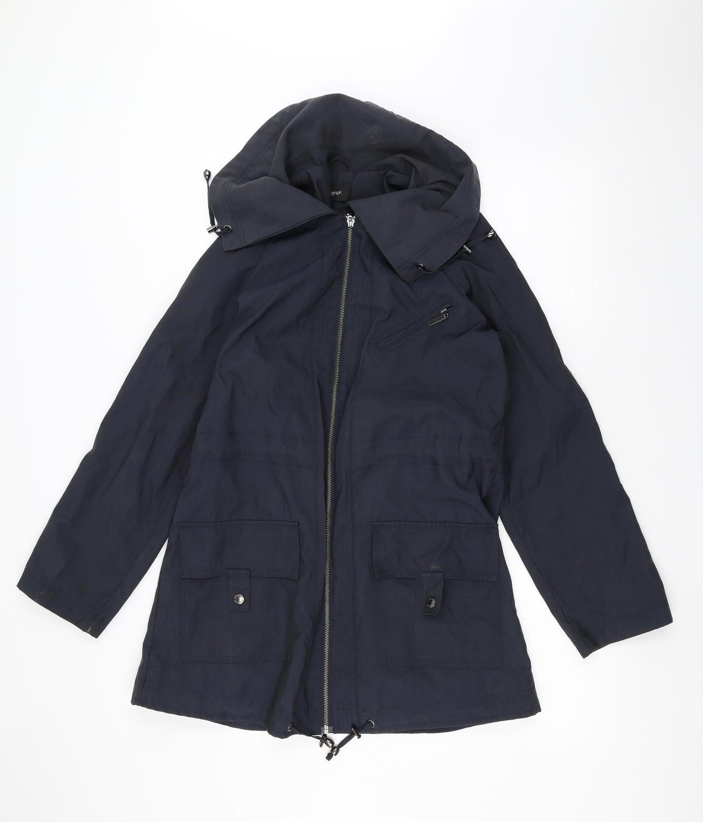 Autograph Womens Blue   Overcoat Coat Size 10