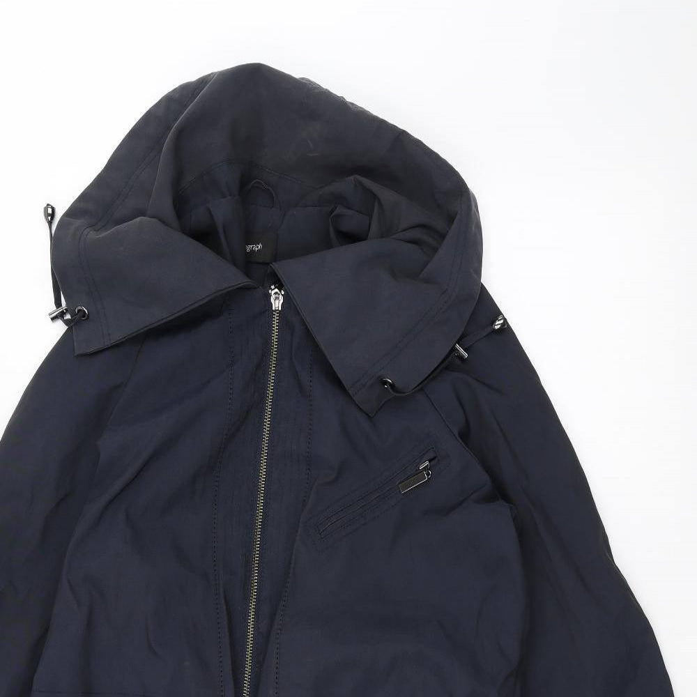 Autograph Womens Blue   Overcoat Coat Size 10