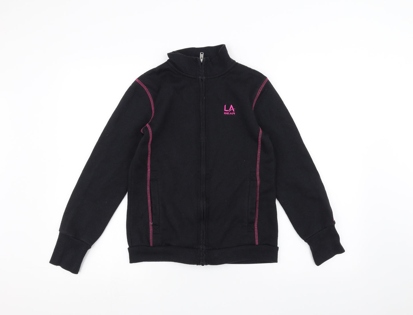 LA Gear Girls Black   Jacket  Size 11-12 Years