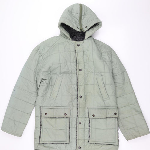 Preworn Womens Green   Parka Coat Size M