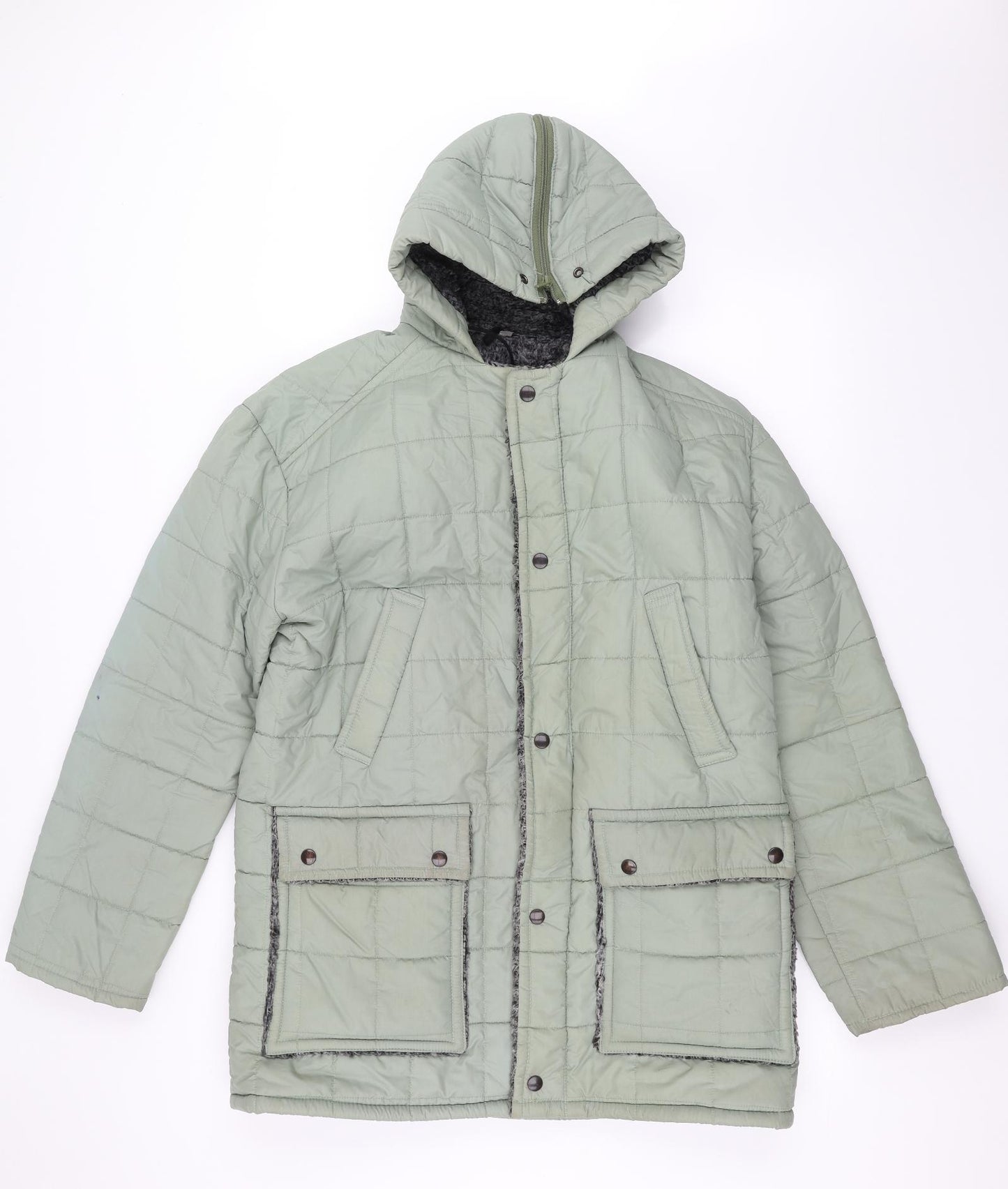 Preworn Womens Green   Parka Coat Size M