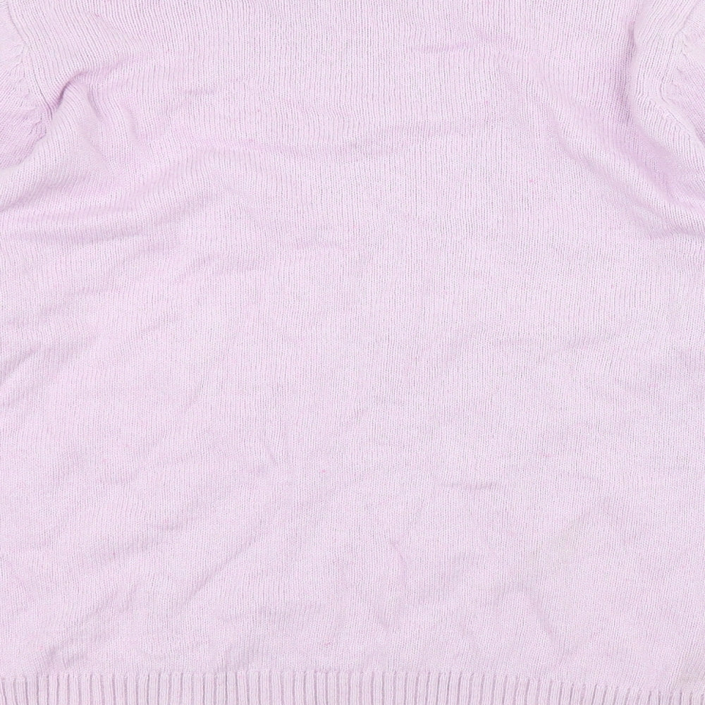 ISLE Womens Purple   Pullover Jumper Size M