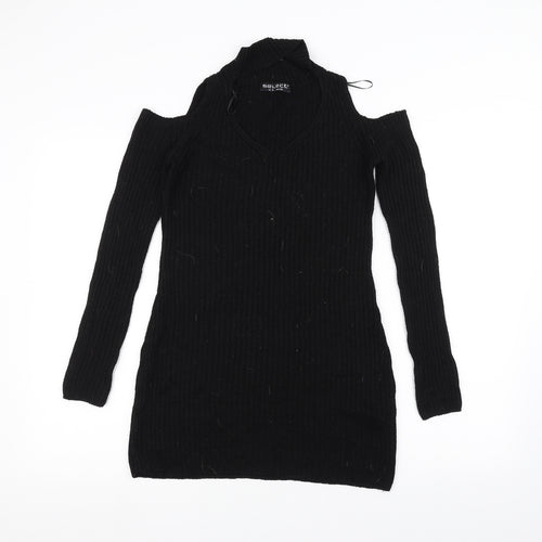 Select Womens Black   Basic T-Shirt Size 6