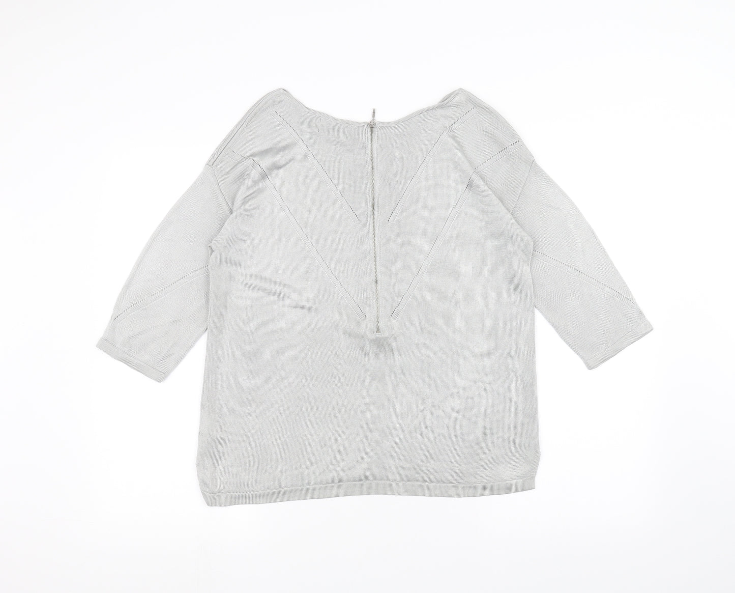 Per Una Womens Grey   Pullover Jumper Size 12