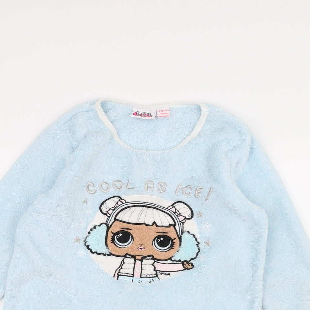 LOL Girls Blue   Pullover Jumper Size 9-10 Years  - LOL