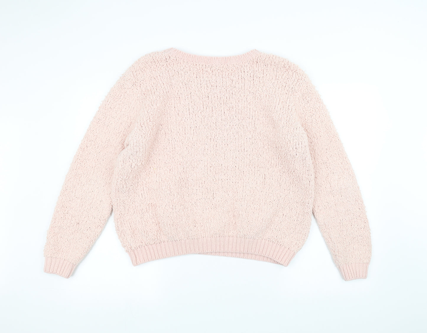 Peacocks Womens Pink   Pullover Jumper Size M