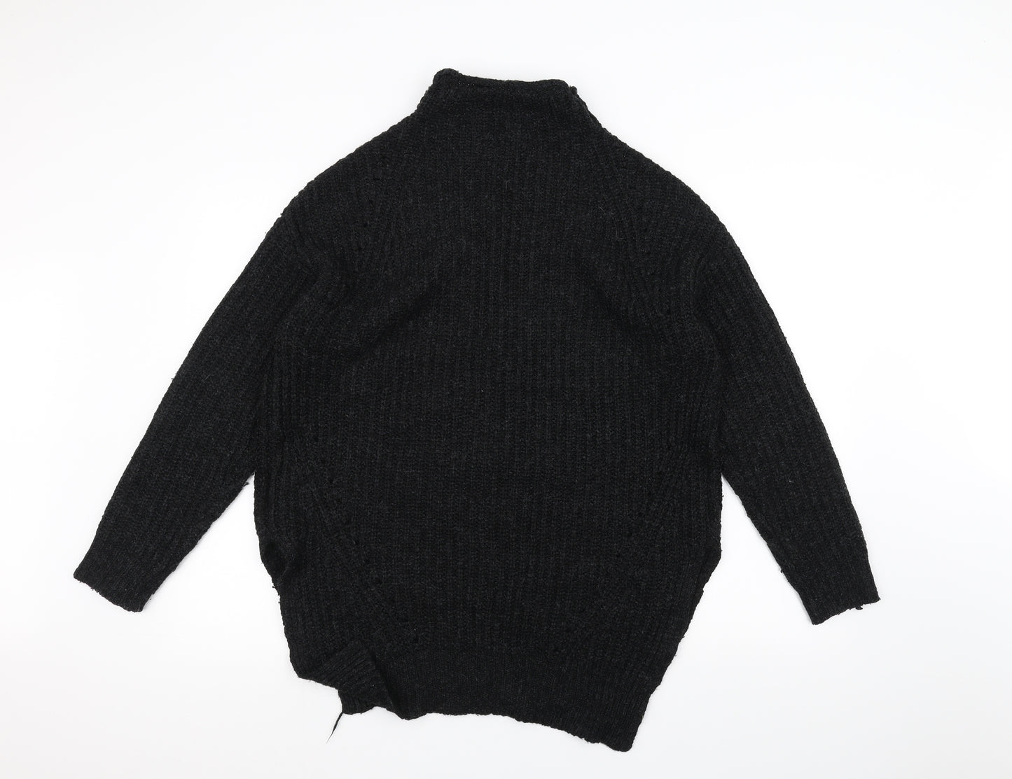 Papaya Womens Black   Pullover Jumper Size M